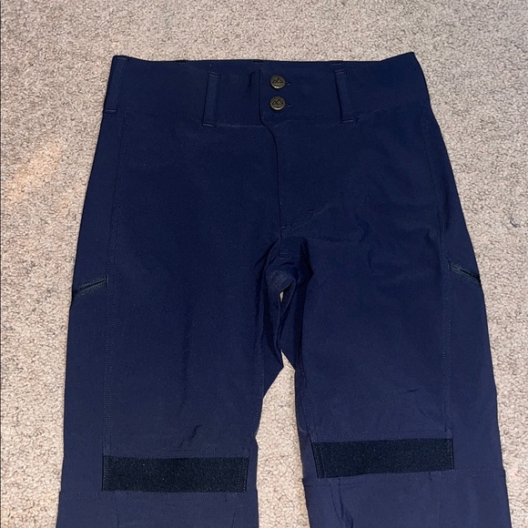 Wild Rye Freyah Mountain Bike MTB Performance Pant Navy Blue Floral Lily 6 - Picture 5 of 9